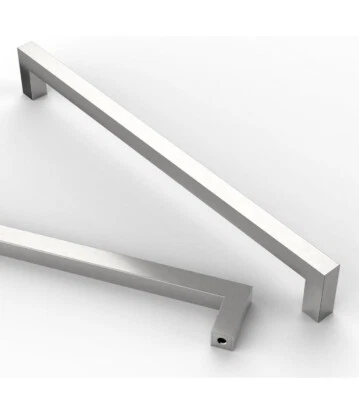 Asidrama Paquete de 6 Manijas de Mueble de Cocina Cromo Pulido 9" Centro de Agujero Foto 1 de 2