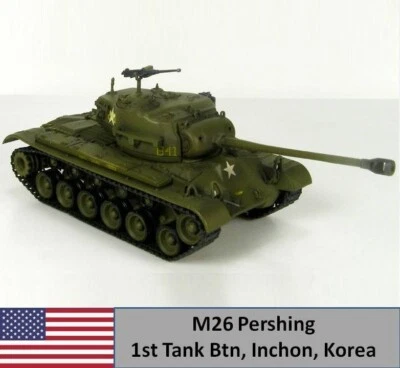 Hobby Master 1/72 HG3201 M26 Pershing USMC 1st Tank Btn, Inchon, Corea, 1950 - Immagine 1 di 4