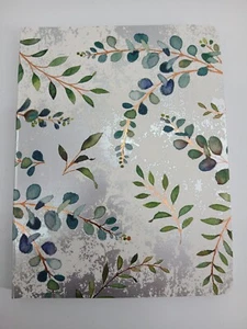 Punch Studio Foiled Golden Embellished Leaves Lined Writing Journal - Picture 1 of 4