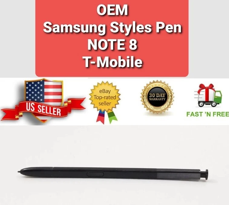 Caneta Stylus S preta fabricante de equipamento original para Samsung Note 8 N950 T-Mobile  - Imagem 1 de 4