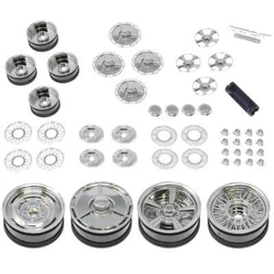 1/10 LOW RIDER Mod WHEELS Set CHROME #RER14737 - Picture 1 of 4