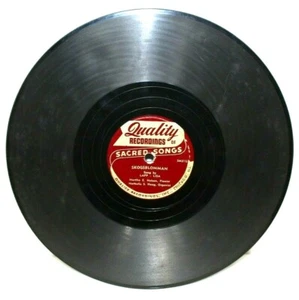 QUALITY Recordings Of Sacred Songs 10" Inch Vintage Record Sung By Lapp - Lisa - Imagen 1 de 4