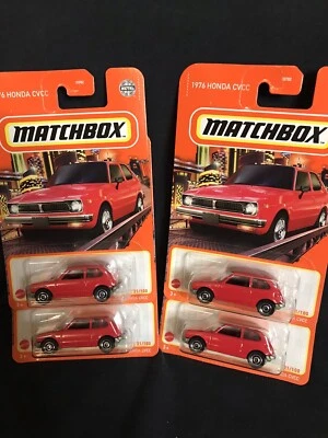 Lote de 4 Matchbox 1976 Honda CVCC Foto 1 de 3