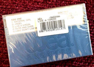 MADONNA MINT SEALED LIKE A VIRGIN SINGAPORE CASSETTE TAPE WEA PROMO BLUE BOX SET - Picture 1 of 9