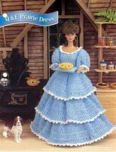 NEW ANNIES FASHION DOLL CROCHET CLUB Q&E PRAIRIE DRESS PATTERN OOP - Picture 1 of 1