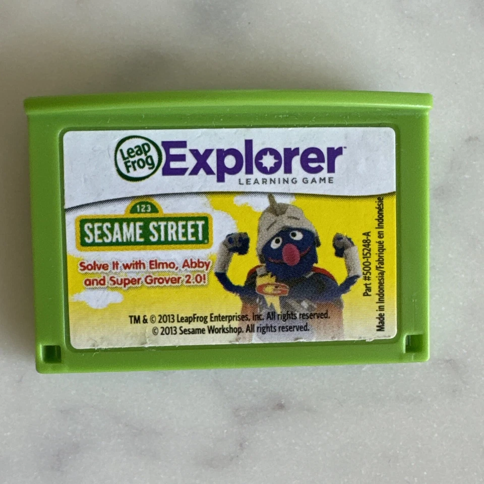 LeapFrog LeapPad Explorer Learning Sesame Street Friends Leap Pad 2 3 GS XDI U - Image 1 of 1