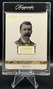 JOEL CHANDLER HARRIS In My Hand Pieces of the Past Relic #38 - Picture 1 of 3