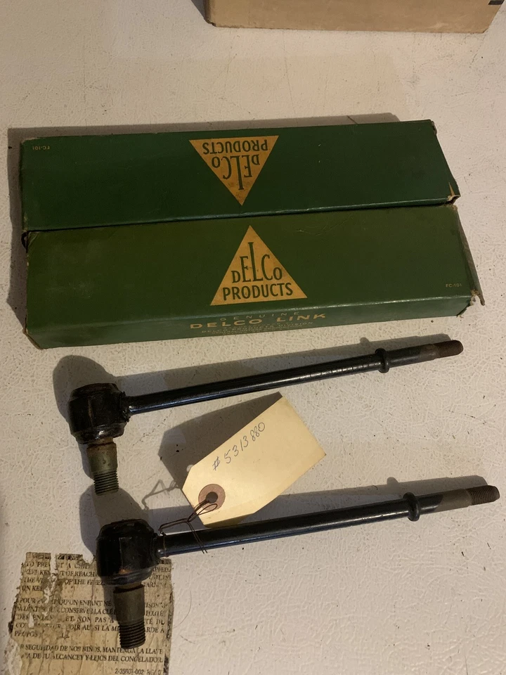 Oldsmobile 1939 1940 nos amortiguador trasero eslabones 5313880 par series 60 y 90 Foto 1 de 1