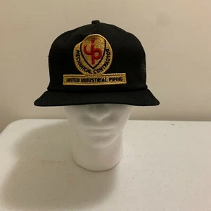 De colección Nueva Era United Industrial Piping Negro Snapback OSFA Sombrero de Camionero EE. UU. - Imagen 1 de 7