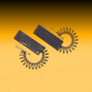 1 Satz Kohlebürsten Kohlestifte Motorkohlen passend für Siemens SIWAMAT 6104 - Picture 1 of 1