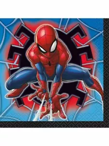 Spiderman 16 Ct Paper Beverage Napkins - Picture 1 of 1