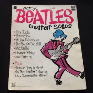 Vintage 1968 Han No. 45 Song Book: EASY BEATLES GUITAR SOLOS - Picture 1 of 12