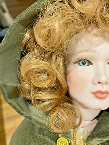 VINTAGE 17” PORCELAIN DOLL : “JILLIANNE” CELTIC GODDESS OF MYTHOLOGY: LE 18/125 - Picture 1 of 15