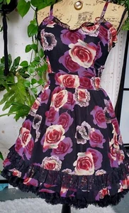 Tripp Daang Goodman Rose Romantic Rare Dress Size Small Hot Topic - Picture 1 of 4