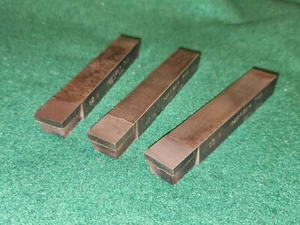 5/8" x 1/2" x 4" Carbide tipped Lathe tool bits - 3pcs. Unused - Picture 1 of 3