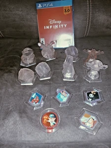 Mix lot Of Disney Infinity level Game Pieces and ps4 game. - Picture 1 of 6