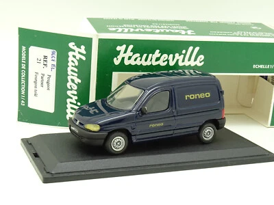 Hauteville Resina 1/43 - Peugeot Partner Furgone Tôlé Roneo - Immagine 1 di 2