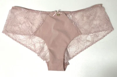 Calcinha Chantelle PEQUENA orquídeas hipster 21U4 nova sem etiquetas rosa inglesa - Imagem 1 de 4