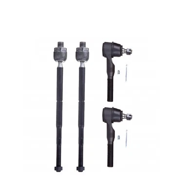 Extremos de barra de amarre exterior interior delantero 4 piezas tracción trasera para Chrysler 300 Dodge Charger Magnum Foto 1 de 4