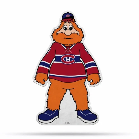Montreal Canadiens 18"x18" Mascot Felt Pennant [NEW] NHL Sign Banner Wall Cave Cover