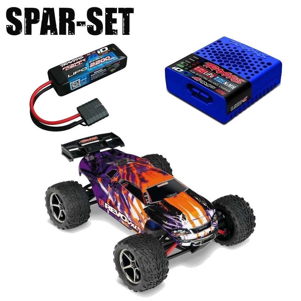Traxxas 71076-8 E-Revo 4x4 VXL 1/16 Truck RTR Brushless - 2S LiPo  + Lader Editi - Bild 1 von 1