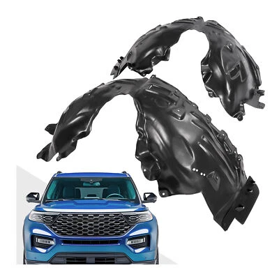 Front LH&RH Inner Fender Liner For 2020-2024 Ford Explorer Mud Flap Splash Guard - Image 1 of 4