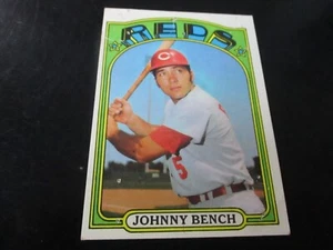 JOHNNY BENCH (cincinnati reds - c) 1972 topps CARD #433 ottima, rughe - Foto 1 di 2