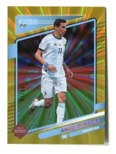 2021-22 Panini Donruss Katar WM Angel Di Maria Gold 08/10 #8 Argentinien - Bild 1 von 2