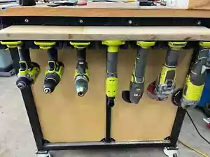 4 x Ryobi One + 18V tool holder mount bracket storage - AU STOCK - PACK OF 4 - Picture 1 of 5