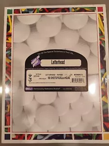 Carta stampante bordi Letterhead 100 fogli 8,5"" x 11"" palline da golf e spille - Foto 1 di 6