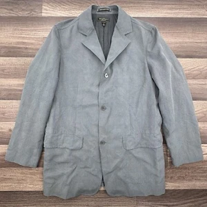 Vintage Tommy Bahama Island Soft Blazer Jacket Gray Check Men’s Size S Tencel - Picture 1 of 9