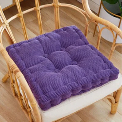 Cojín de asiento cuadrado Cojín de silla de estudiante para oficina interior dormitorio grueso exterior Foto 1 de 4