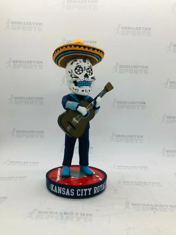 KANSAS CITY ROYALS Day of The Dead "Sugar Skull" Limited Edition MLB Bobblehead Cover