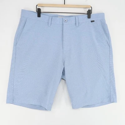 Travis Mathew Shorts Mens 38 Blue Golf Casual Flat Front Stretch Chino - Image 1 of 4