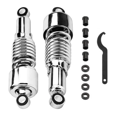 10.5" Rear Suspension Shock Absorber For Harley Touring Road King Electra Glide Foto 1 de 4
