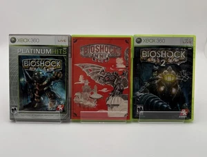 Bioshock 1, 2, & Infinite Xbox 360 Bundle Lot alle komplett CIB & GETESTET Spiel - Bild 1 von 3