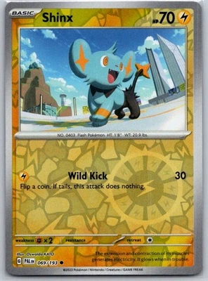 Shinx - 069/193 Reverse Holo SV02: Paldea Evolved NM - Image 1 of 2