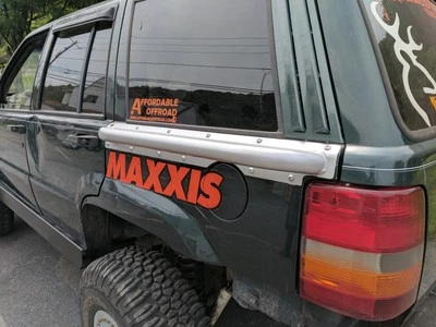 For Jeep Grand Cherokee 93-98 Affordable Offroad Raw Rear Quarter Rub Rails Foto 1 de 4