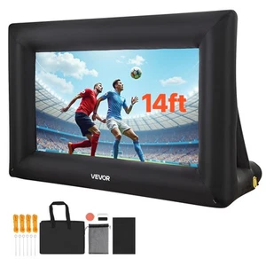 VEVOR 14 ft Inflatable Movie Screen 16:9 600D Movie Projector with Portable Bag - Picture 1 of 12