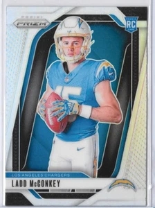 2024 Panini Prizm - Rookie Variations Ladd McConkey #24 Silver Prizm (RC) - Picture 1 of 3