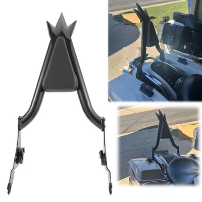 24" Sissybar Backrest For Harley Davidson Touring Street Glide Road Glide 09-24 Foto 1 de 4