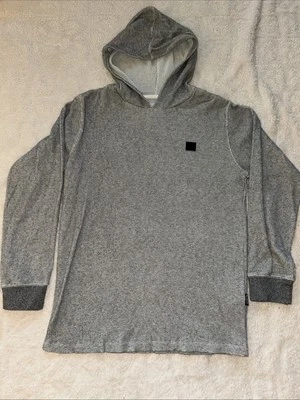 Billabong Keystone Hoodie Boys Size XL Gray Pullover Waffle Knit Thermal NWOT - Image 1 of 4