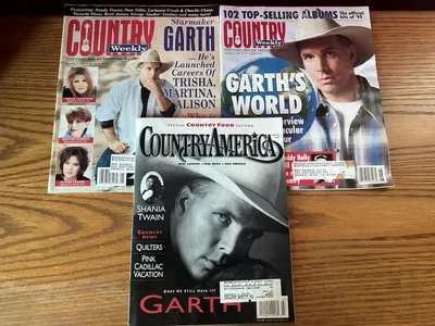 GARTH BROOKS 90'S Country Weekly & Country America Magazines Lot of 3 Free Ship! - Image 1 of 4