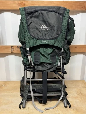 Mochila con marco externo verde/gris Kelty Trekker 3950 para senderismo y camping Foto 1 de 3