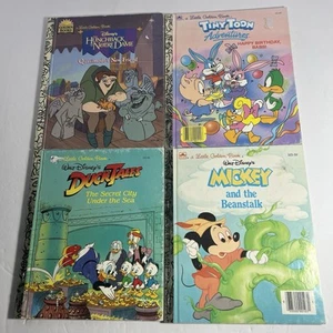 Vintage Little Golden Books LOT of 4 Mixed Titles Children's Picture Board Book - Picture 1 of 13