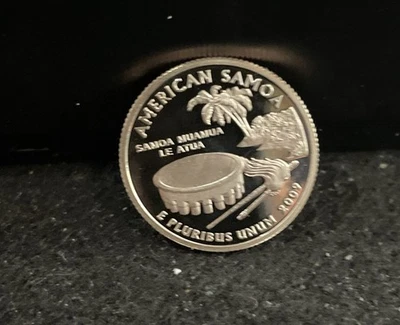 2009 S Gem Proof American Samoa Territory Quarter With A Extreme Cameo 626 - Image 1 of 2