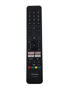 TELECOMANDO ORIGINALE A INFRAROSSI (CT-8563) PER TV TOSHIBA - Foto 1 di 6