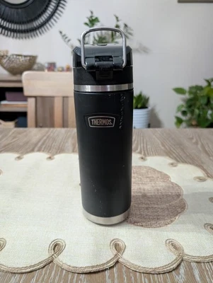 Thermos Icon Series Stainless Steel Water Bottle With Spout - 24 Ounce, Black - Image 1 of 4