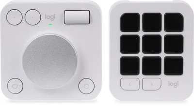 Logitech MX Creative Console Customizable Desktop Interface - Pale Gray - Image 1 of 4
