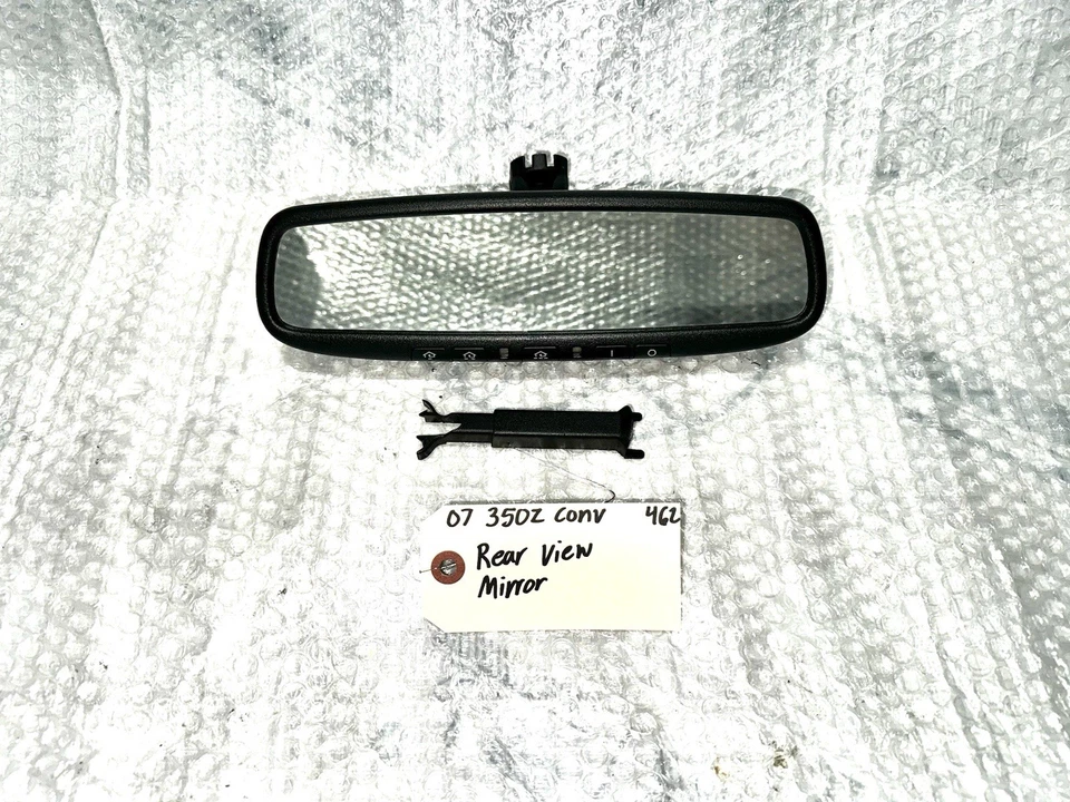 2006-2009 350z Convertible Cabin Interior Rear View Mirror OEM - Image 1 of 4